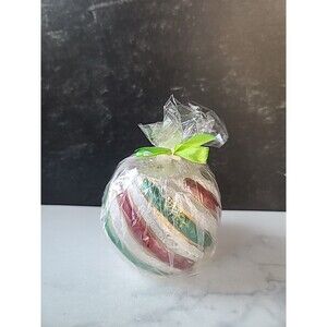 Candy cane Swirl Christmas Candle